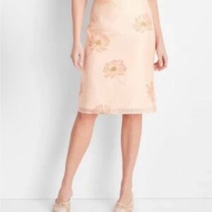 Future Collective Floral Peach Skirt